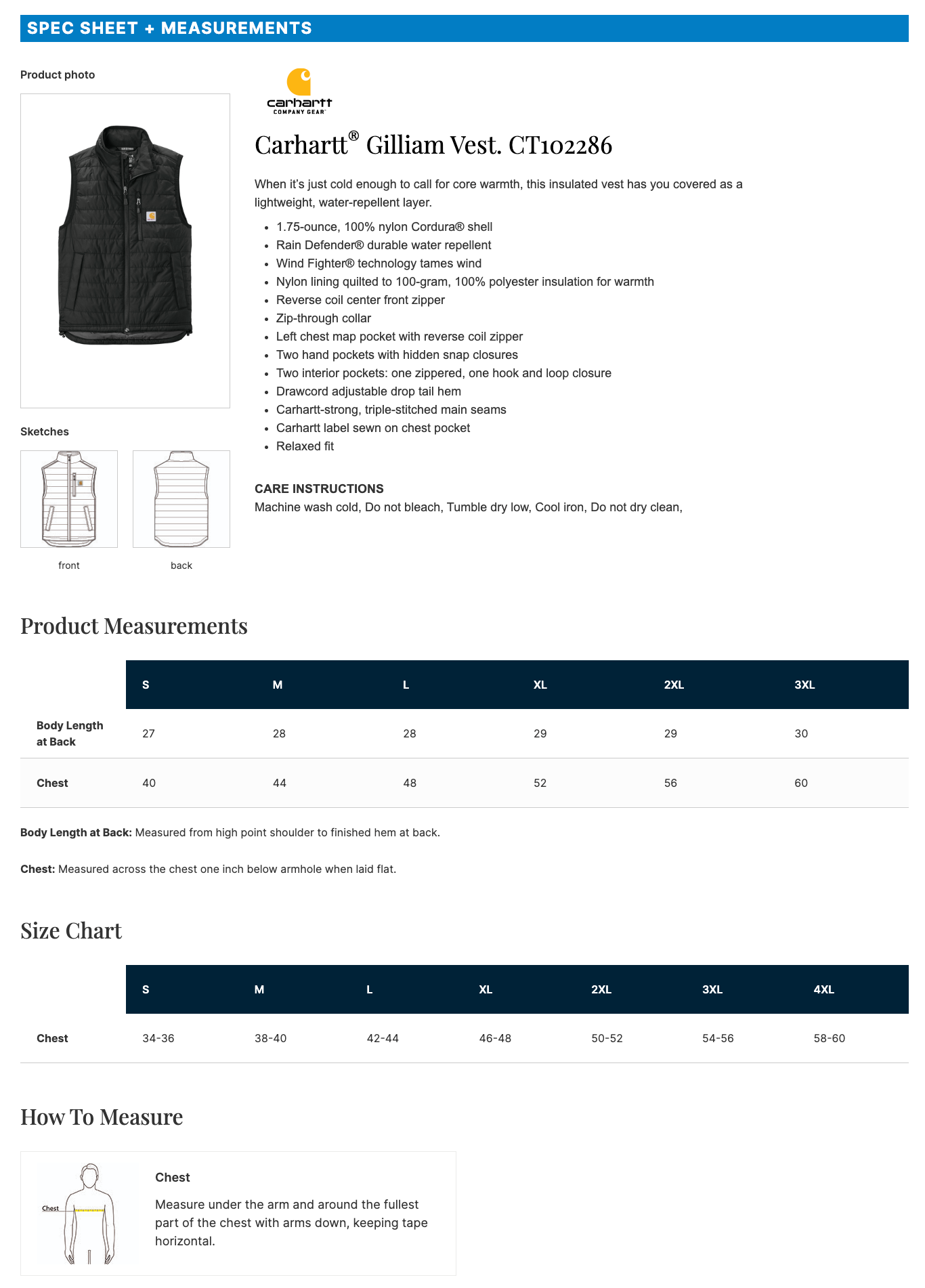 Carhartt® Gilliam Vest