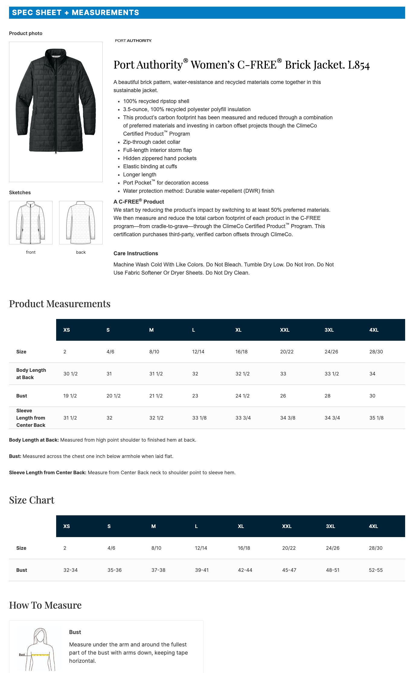 Port Authority® Women’s C-FREE® Brick Jacket