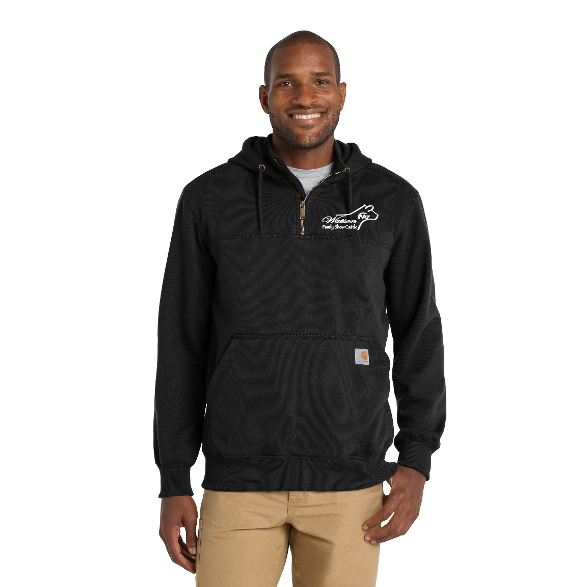 Carhartt® Rain Defender® Paxton Heavyweight Hooded Zip Mock Sweatshirt