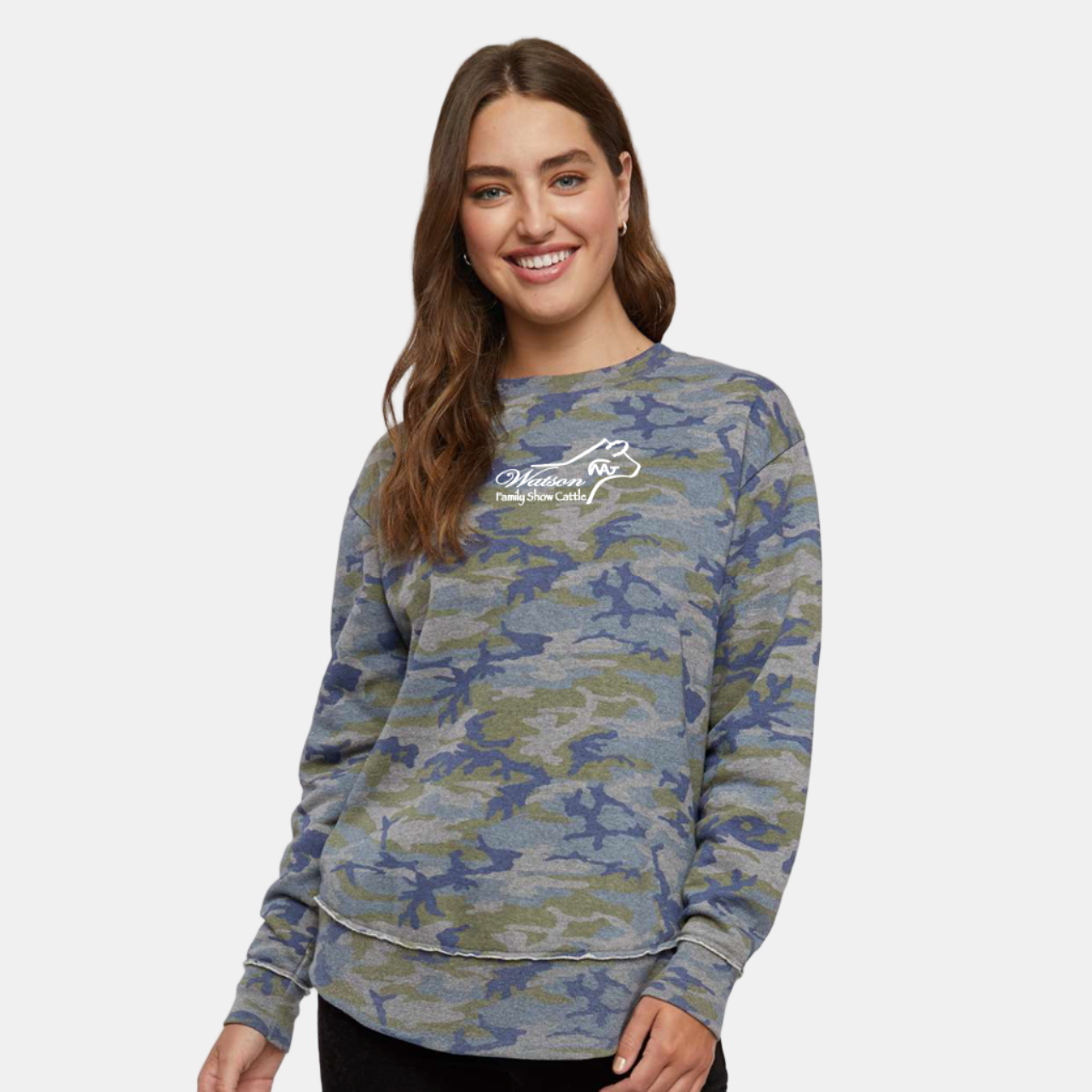 LAT Women's Weekend Fleece Crewneck Sweatshirt