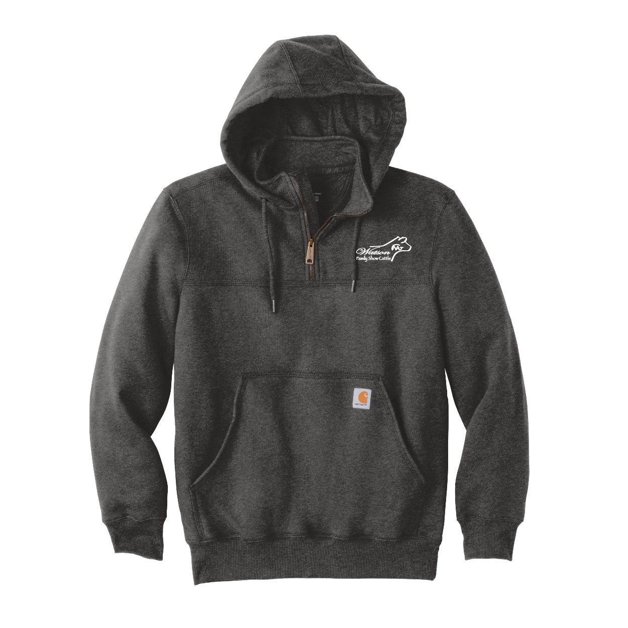 Carhartt® Rain Defender® Paxton Heavyweight Hooded Zip Mock Sweatshirt